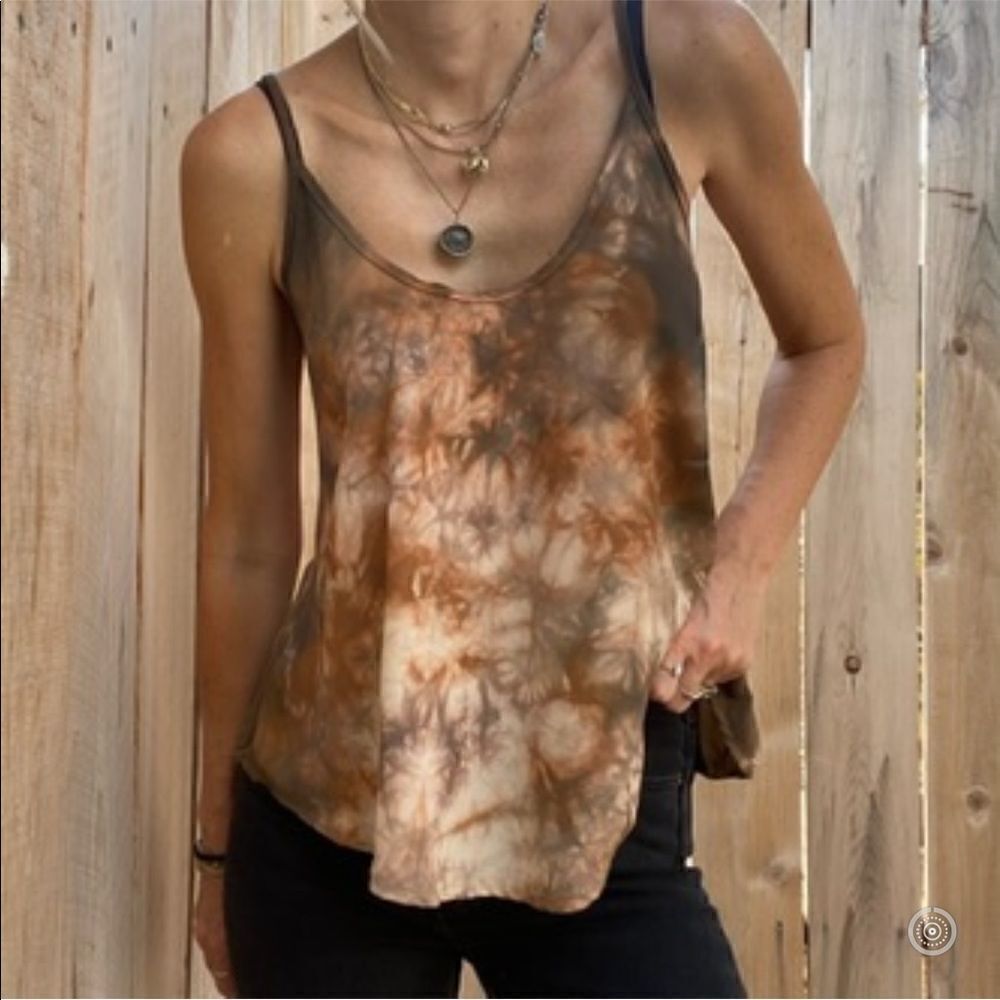 Lush tie dyed sleeves top